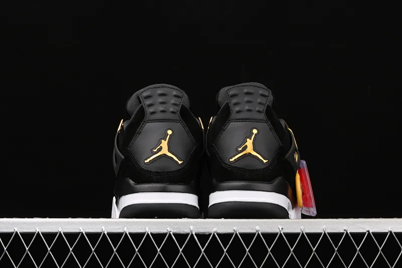 All categories Air Jordan Jordan series basketball shoes Air Jordan 4 G version Air Jordan 4 Retro AJ4 Joe 4 black gold suede basketball shoes 308497-032